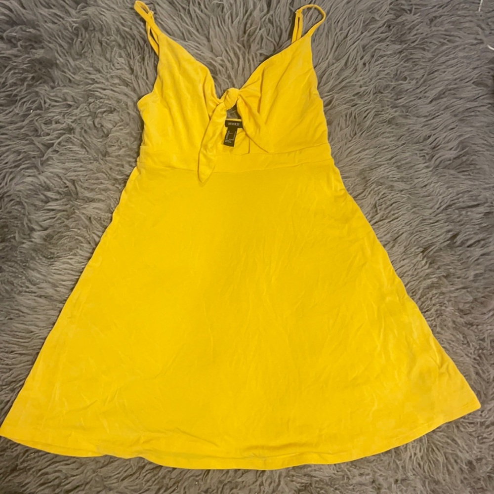 Yellow forever 21 dress